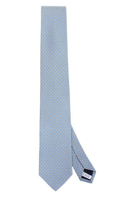 Shop SALVATORE FERRAGAMO  Cravatta: Salvatore Ferragamo cravatta in seta stampa Gancini.
Composizione: 100% seta.
Made in Italia.. 358771 LACCIO-722510